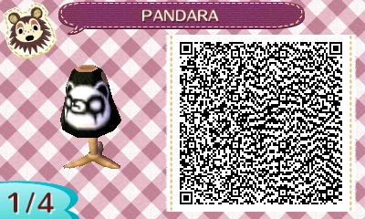 Animal Crossing New Leaf - PANDARA shirt QR 1/4