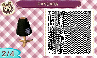Animal Crossing New Leaf - PANDARA shirt QR 2/4