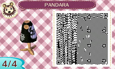 Animal Crossing New Leaf - PANDARA shirt QR 4/4